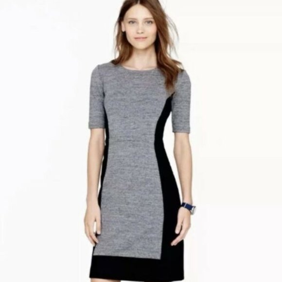 color block knit dress